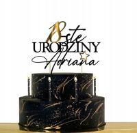 Текст Топпер Персонализированный Любой День Рождения 18 40 50 60 Имя Для Торта