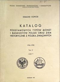 KATALOG PODSTAWOWYCH TYPÓW MONET I BANKNOTÓW POLSKI TOM V
