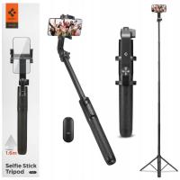 Selfiestick z Tripodem Spigen S560W Bluetooth Czarny