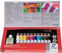 Talens Van Gogh Combi Farby akrylowe 10x40ml+asor