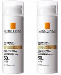 2x LA ROCHE-POSAY ANTHELIOS AGE CORRECT SPF50 Fotoprotekcja Krem lekki 50ml