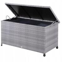 СУНДУК СУНДУК КОРЗИНА ПОЛЛИРАТТАН СЕРЫЙ ДЛЯ ПОДУШЕК