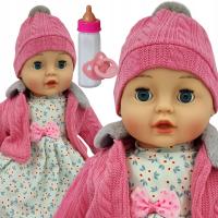 LALKA BOBAS MÓWI I ŚPIEWA PO POLSKU ZAMYKA OCZY 45CM+SMOCZEK+BUTELKA_11