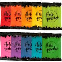 Kolorowy proszek Holi Powder na Festiwal kolorów puder MIX 10szt bezpieczny