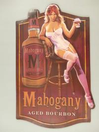 BLASZANY SZYLD - MAHOGANY BOURBON - LASKA WHISKEY