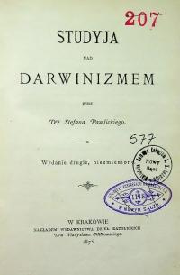 Studyja nad darwinizmem 1875 r.