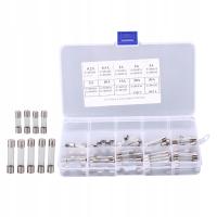 100pcs 5*20 mm 6*30 mm Asortment Car Glass Fuse Tube Zestaw 0,2a 0,5A SO