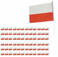 Польский национальный флаг ткань флаг Польша 21X14CM набор 100шт