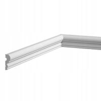 Listwa ścienna gładka prosta sztukateria MARDOM DECOR MD325 wys. 4,1cm
