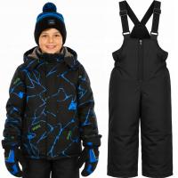 KOMBINEZON ZIMOWY PUCHOWY j-392N10 DWUCZĘŚCIOWY POLAR