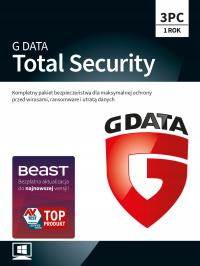 G Data Total Security 3 st. / 12 miesięcy ESD