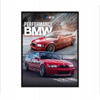 Obraz na ścianę dla fana BMW E46 PERFORMANCE M3 red