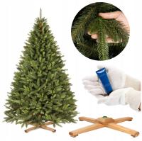 CHOINKA SZTUCZNA PE 220 cm ŚWIERK WŁOSKI KAUKASKI Jak Żywa PREMIUM GĘSTA