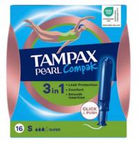 TAMPAX PEARL COMPAK TAMPONY S SUPER 16SZT 6B215