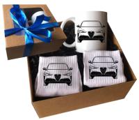 Zestaw prezentowy upominek z kubkiem - prezent dla kierowcy - ALFA ROMEO