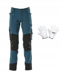 Spodnie robocze MASCOT Advanced 82C50 NIEBIESKIE + GRATIS