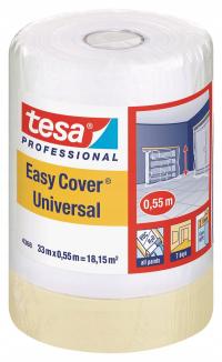 Tesa Professional Easy Cover Folia Ochronna Malarska z Taśmą 0,55m x 33m