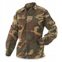 Мужская рубашка толстовка куртка военная итальянская армия Vet BDU Woodland Moro48