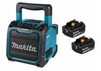 Makita Głośnik Bezprzewodowy Bluetooth AUX 14/18V 230V 2x5Ah BL1850 DMR200