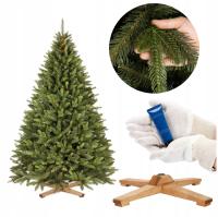 CHOINKA SZTUCZNA PE 180 cm ŚWIERK WŁOSKI KAUKASKI Jak Żywa PREMIUM GĘSTA