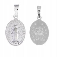 Чудотворный Медальон Матери Божией, Непорочной серебро