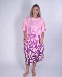 Халат с капюшоном быстросохнущее пляжное полотенце