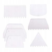 TORT Z LUKRU KRAJACZ PRZYBORY DO PIECZENIA SKROBAK AKCESORIA 7 SZT