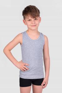 Podkoszulek chłopięcy melanż prążek