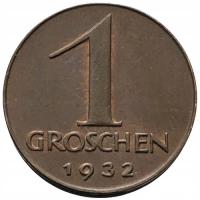 45288. Austria - 1 grosz - 1932r.