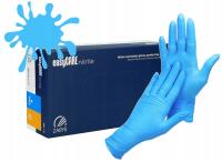 Нитриловые перчатки без порошка одноразовые размер M контур 100 шт