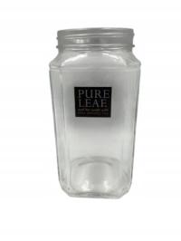 Szklany słoik na herbatę