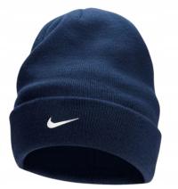 NIKE AIR CZAPKA SWOOSH BEANIE ZIMOWA NA ZIMĘ METAL LOGO JUST DO IT GRANAT