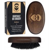 Szczotka do Brody i Wąsów Kartacz Średnie Włosie