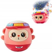 EDUKACYJNA MAŁPKA MUZYCZNA ZABAWKA 5W1 Z PROJEKTOREM I KOŁYSANKĄ