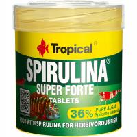TROPICAL Super Spirulina Forte 36% samoprzylepne tabletki 50ml 80 sztuk