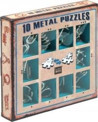 10 металлических головоломок синий набор металлических головоломок металлические головоломки