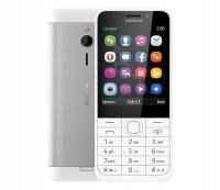 Мобильный телефон Nokia 230 Dual SIM белый-серебристый
