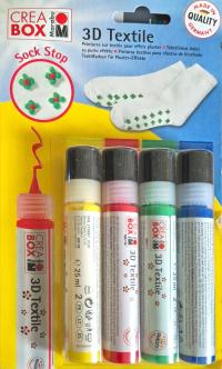 Farby do tkanin Marabu 4 szt. x 25 ml