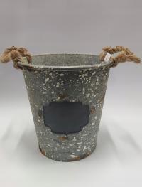 Wiaderko Metalowe Wys.25 cm