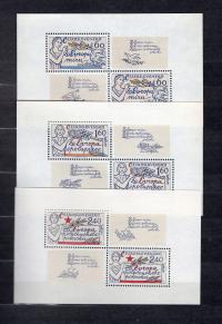 [C-3] CZECHOSŁOWACJA ARKUSZ 2407 - 2409 **