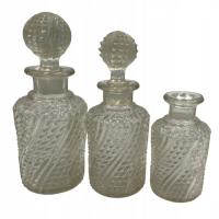 Karafki 3szt Portieux/Vallerysthal