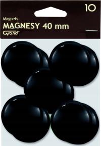 Magnes Grand 40mm 10szt czarny