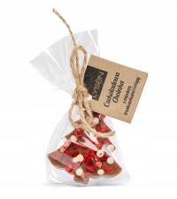 Мини рождественская елка молочный шоколад клубника cripsy