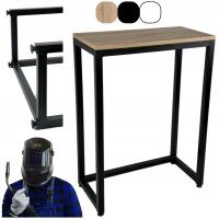 KONSOLA 30x60x82cm METALOWA LOFT mocna spawana do salonu przedpokoju LOFT