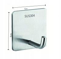 haczyk wieszak haczyki SAMOPRZYLEPNY 2kg do tablic montaż stal nierdzewna