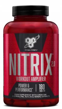 BSN Nitrix 2.0 Odżywka Przedtreningowa Booster Azotu Pompa Pobudzenie 180t