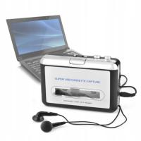 KOMPAKTOWY ODTWARZACZ KASETOWY WALKMAN VINTAGE STEREO KASETA DO MP3