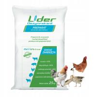 Препарат для сухой дезинфекции лидер дезинфекция курятника 25 кг