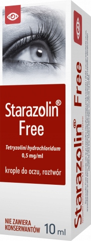 Starazolin Free глазные капли воспаление 10 мл