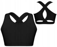 ASIS top dziecięcy czarny poliamid